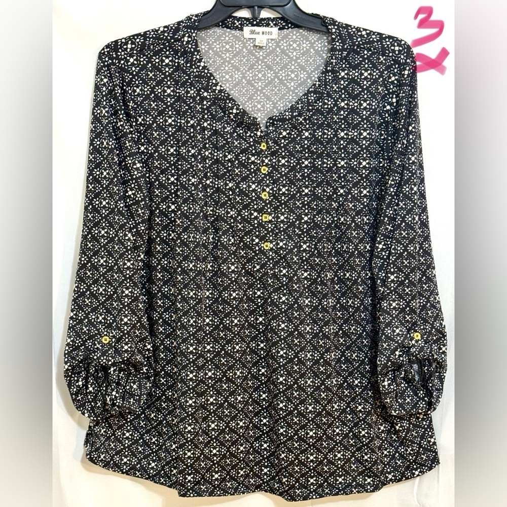 Black and White Women's Top